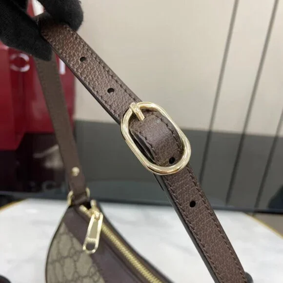 Gucci Ophidia Canvas Shoulder Bag (Small Size)